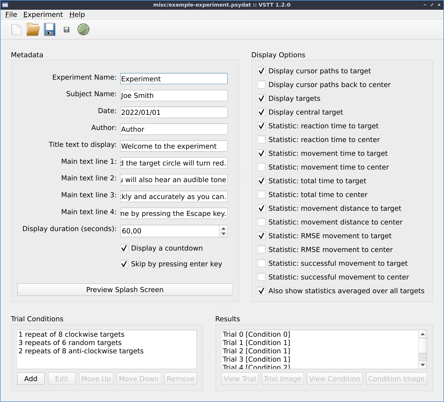 Graphical User Interface